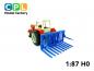 Preview: Set Traktor Fortschritt ZT303 mit Doppelbereifung und Silogabel T301 rot / blau